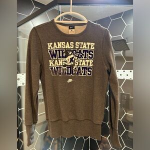 Nike Kansas State Wildcats Gray Sweater